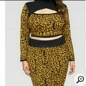 Animal Print 2 pc Set